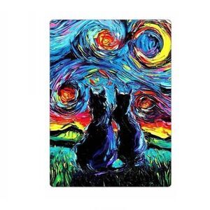 Van Gogh Cats Magnet